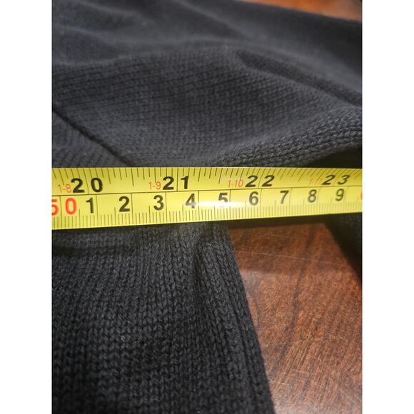 NWOT Vintage Sergenti Beaded Christmas Tree Holiday Sweater Gold Silver XL Black - Picture 6 of 7